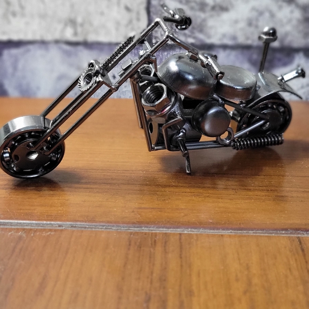 Handmade Iron Mini Bike - Picture 2 of 4